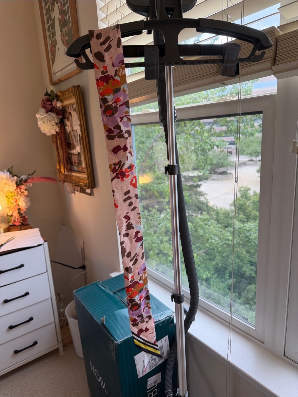 CAbi Floral Multi-Color Decorative Scarf Tie